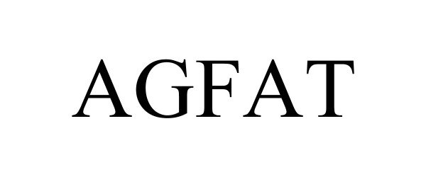 Trademark Logo AGFAT