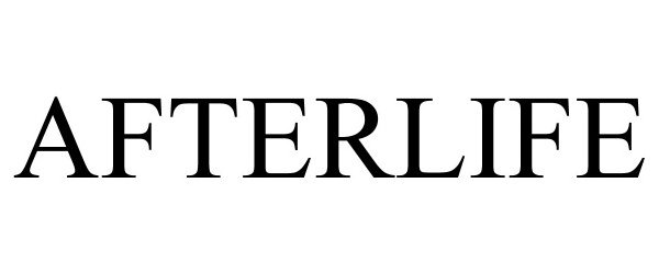 Trademark Logo AFTERLIFE