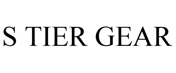Trademark Logo S TIER GEAR