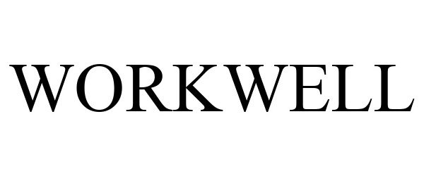 Trademark Logo WORKWELL