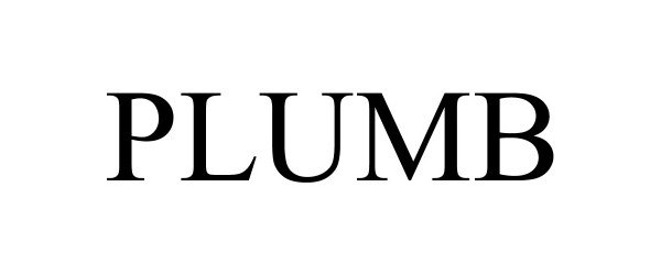 Trademark Logo PLUMB