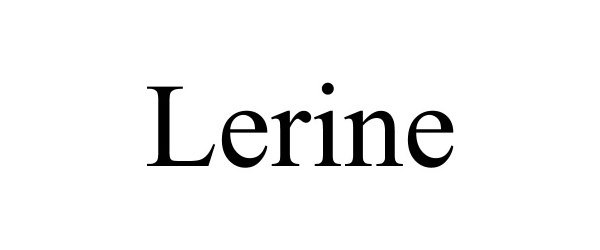 Trademark Logo LERINE