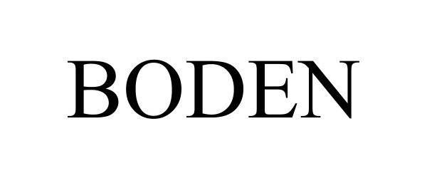 Trademark Logo BODEN