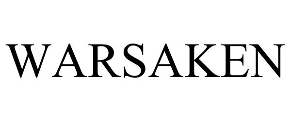 Trademark Logo WARSAKEN