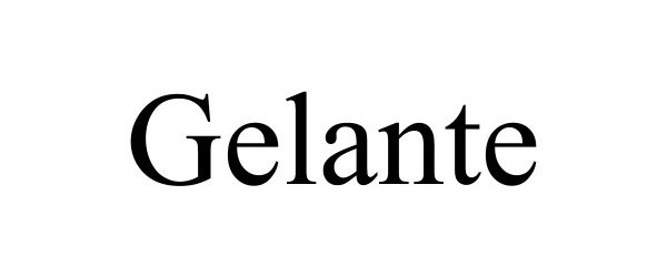 Trademark Logo GELANTE