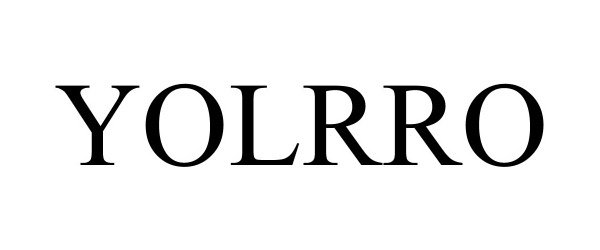 Trademark Logo YOLRRO