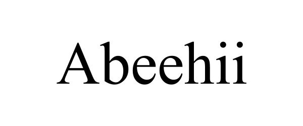 Trademark Logo ABEEHII