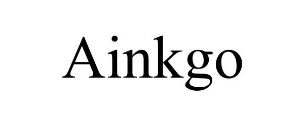 Trademark Logo AINKGO
