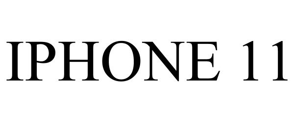Trademark Logo IPHONE 11