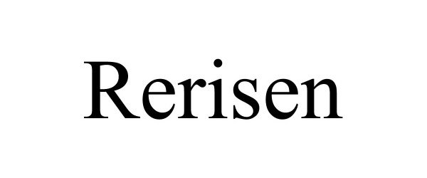 Trademark Logo RERISEN