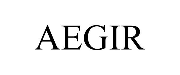Trademark Logo AEGIR