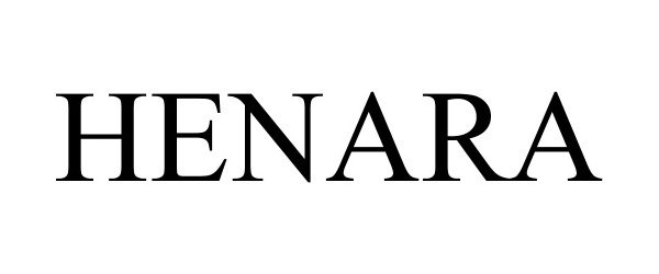 Trademark Logo HENARA