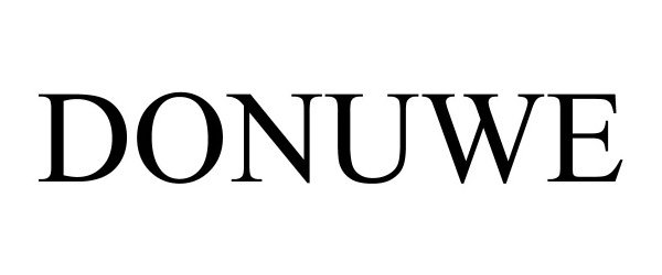 Trademark Logo DONUWE