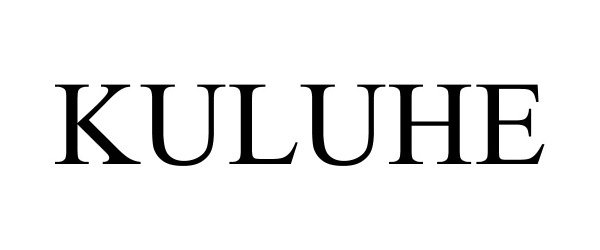 Trademark Logo KULUHE