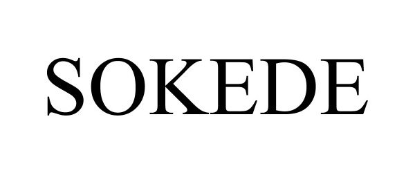 Trademark Logo SOKEDE