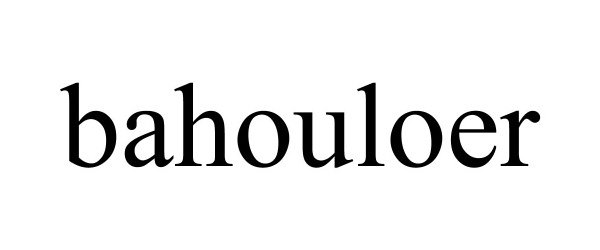 Trademark Logo BAHOULOER