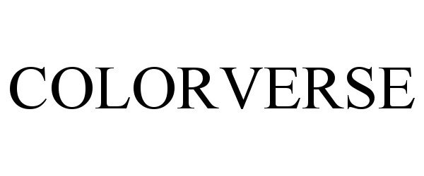Trademark Logo COLORVERSE