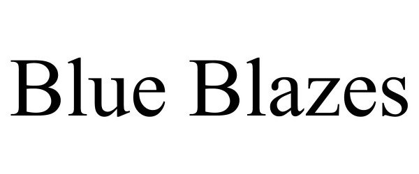 Trademark Logo BLUE BLAZES