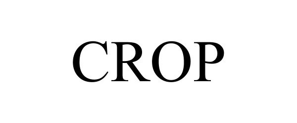 Trademark Logo CROP