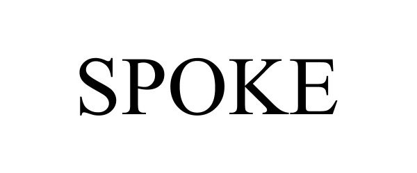 Trademark Logo SPOKE