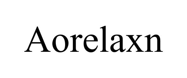 Trademark Logo AORELAXN