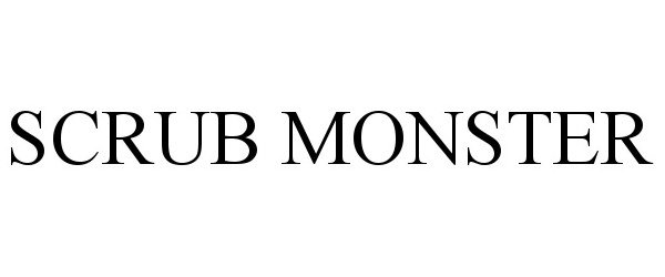 Trademark Logo SCRUB MONSTER