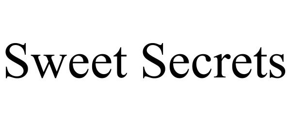 Trademark Logo SWEET SECRETS