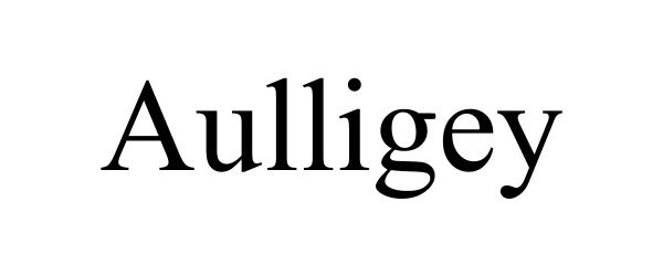 Trademark Logo AULLIGEY