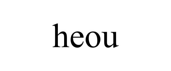 Trademark Logo HEOU
