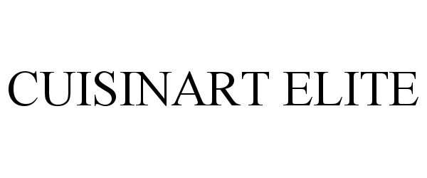 Trademark Logo CUISINART ELITE