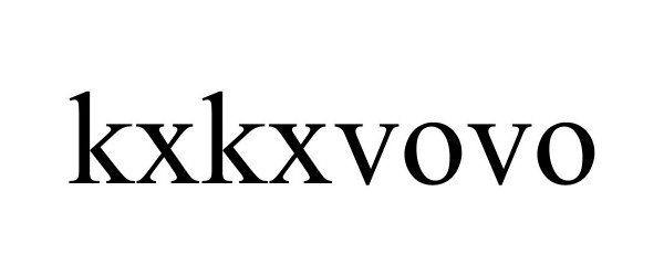  KXKXVOVO