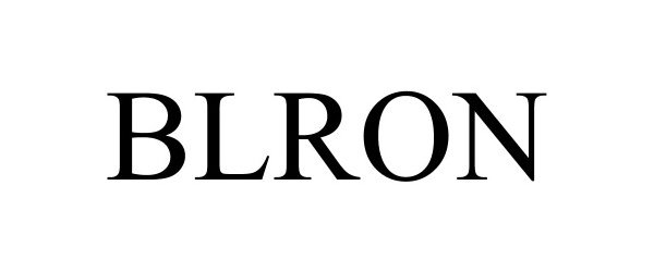 Trademark Logo BLRON