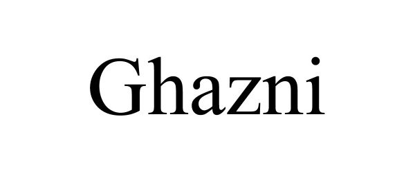 Trademark Logo GHAZNI