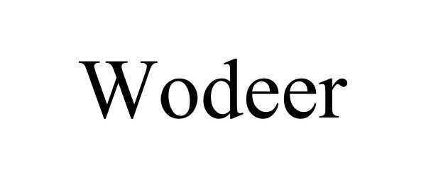 Trademark Logo WODEER