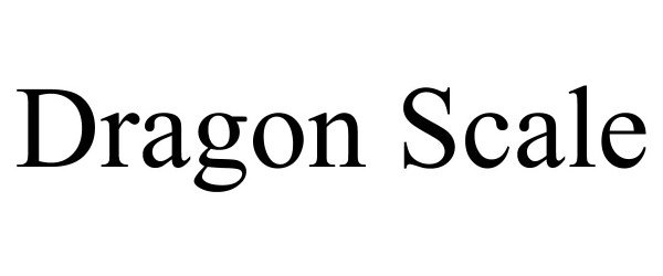 Trademark Logo DRAGON SCALE