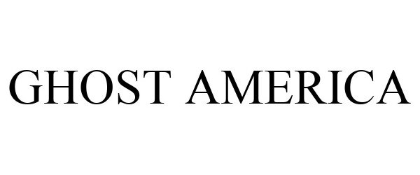 Trademark Logo GHOST AMERICA