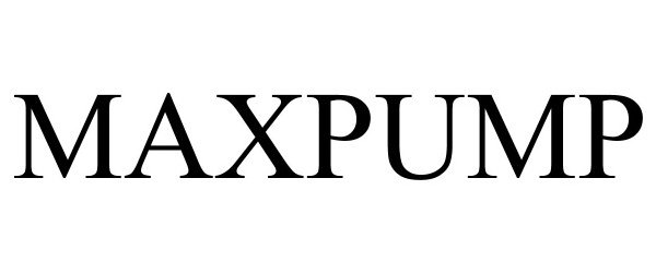 Trademark Logo MAXPUMP