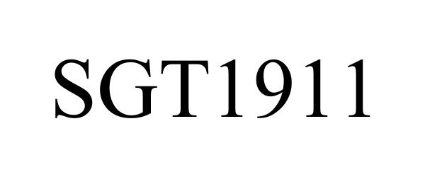 Trademark Logo SGT1911
