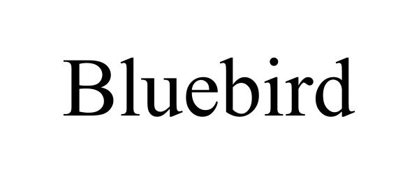 Trademark Logo BLUEBIRD