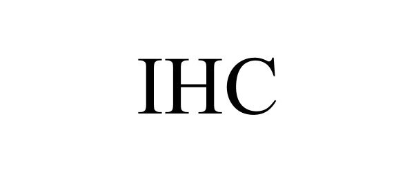 Trademark Logo IHC