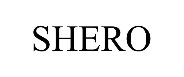 Trademark Logo SHERO