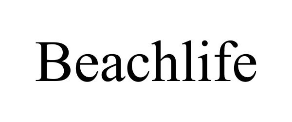 Trademark Logo BEACHLIFE