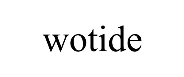 Trademark Logo WOTIDE