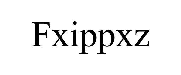 Trademark Logo FXIPPXZ