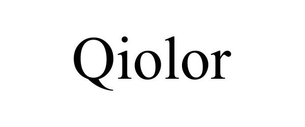 Trademark Logo QIOLOR