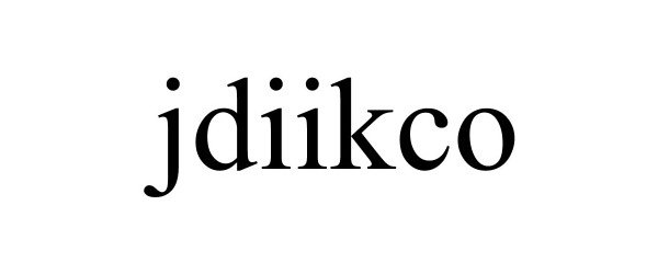 Trademark Logo JDIIKCO