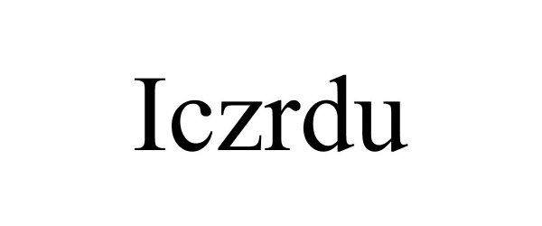 Trademark Logo ICZRDU