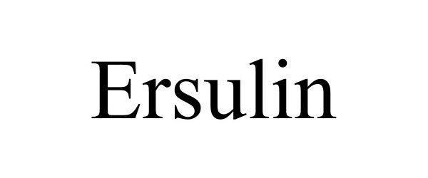  ERSULIN