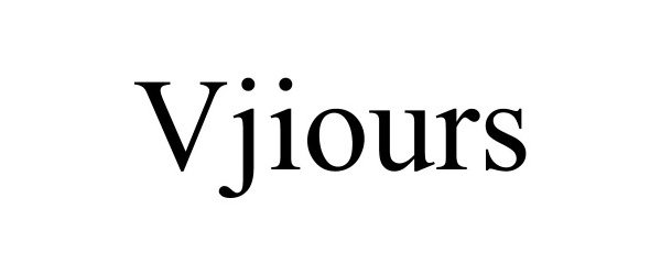 Trademark Logo VJIOURS
