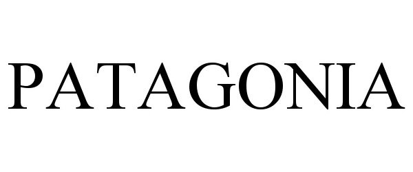 Trademark Logo PATAGONIA